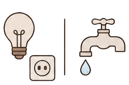 Electrical and plumbing work