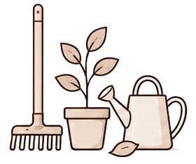 Cleaning and garden work